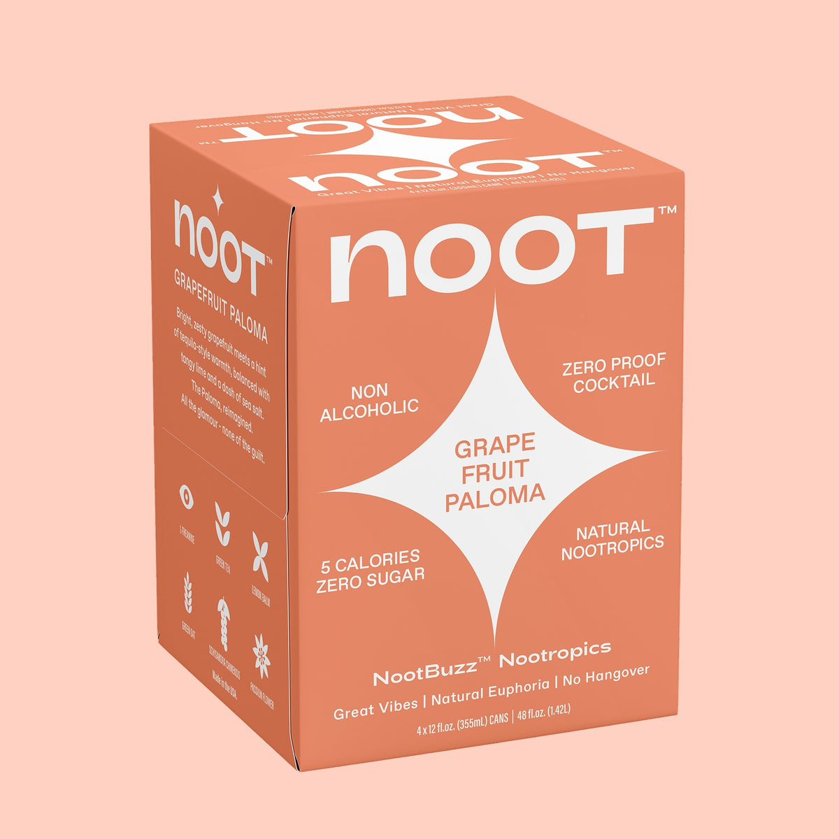 Grapefruit Paloma - N/A Cocktail (4 Pack)